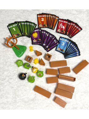 Angry Bird game‎ pieces cards, pigs, launcher/slinger mega fling replacement